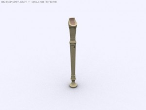 recorder 3Dモデル