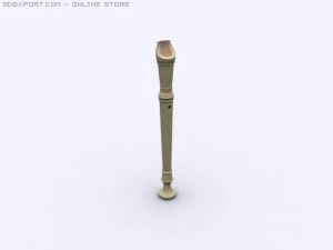 recorder 3D Model