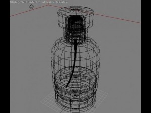 burberry cologne Modelo 3D