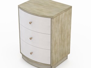currey and company finn night stand Model 3D