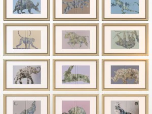 シャーロット・モーガンの野生生物のブックカバー 3Dモデル