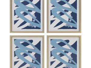 resumos azuis de charlotte morgan Modelo 3D