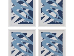 charlotte morgan blue abstracts 3D Модель