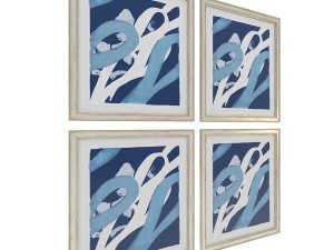 charlotte morgan blue abstracts 3D Модель