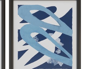 charlotte morgan blue abstracts 3D Модель