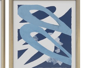charlotte morgan blue abstracts 3D Модель