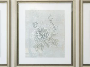 charlotte morgan silver leaf fresco flowers 3D Model