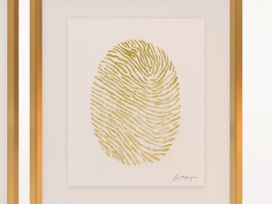 charlotte morgan hand painted gold fingerprints 3D-Modell