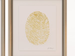 charlotte morgan hand painted gold fingerprints 3D-Modell