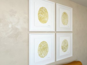 charlotte morgan hand painted gold fingerprints 3D-Modell