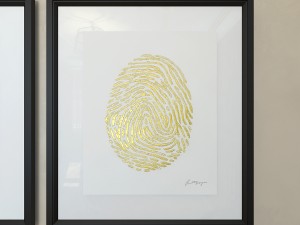 charlotte morgan hand painted gold fingerprints 3D-Modell