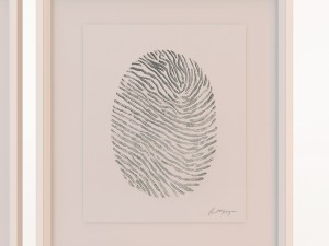 charlotte morgan hand painted silver fingerprints 3D-Modell