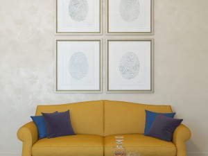 charlotte morgan hand painted silver fingerprints 3D-Modell
