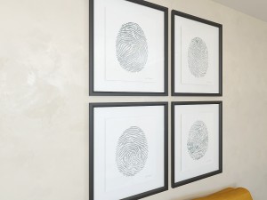 charlotte morgan hand painted silver fingerprints 3D-Modell
