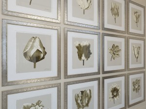charlotte morgan watercolour tulips sepia Modèle 3D