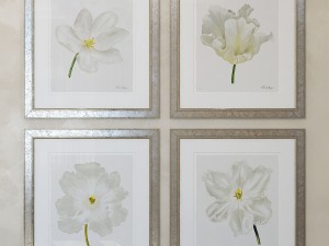 charlotte morgan white watercolour tulips Model 3D