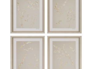 charlotte morgan metallic eucalyptus stems 3D मॉडल