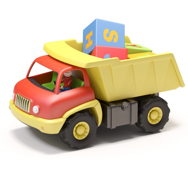 toy truck 3D-Modell .c4d .max .obj .3ds .fbx .stl .blend 
