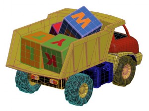 toy truck 3D-Modell