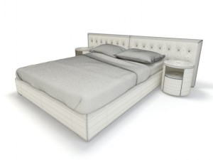 bed 3D Model