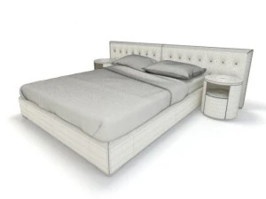 bed 3D Model