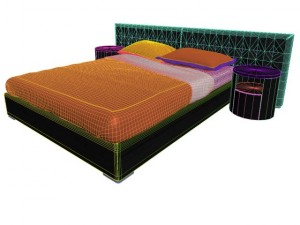 bed 3D Model
