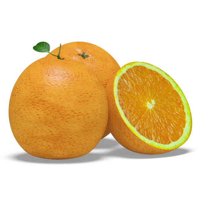 oranges 3D Model .c4d .max .obj .3ds .fbx .stl .blend 
