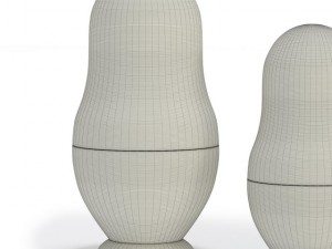 russian dolls 3D Model