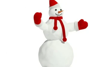 雪だるま 3Dモデル