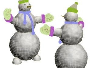 snowman 3D Model