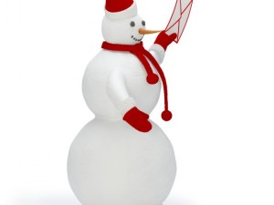snowman 3D 模型