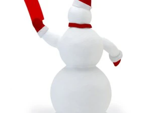 snowman 3D Model