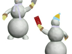 snowman 3D 模型
