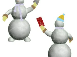 snowman 3D Model