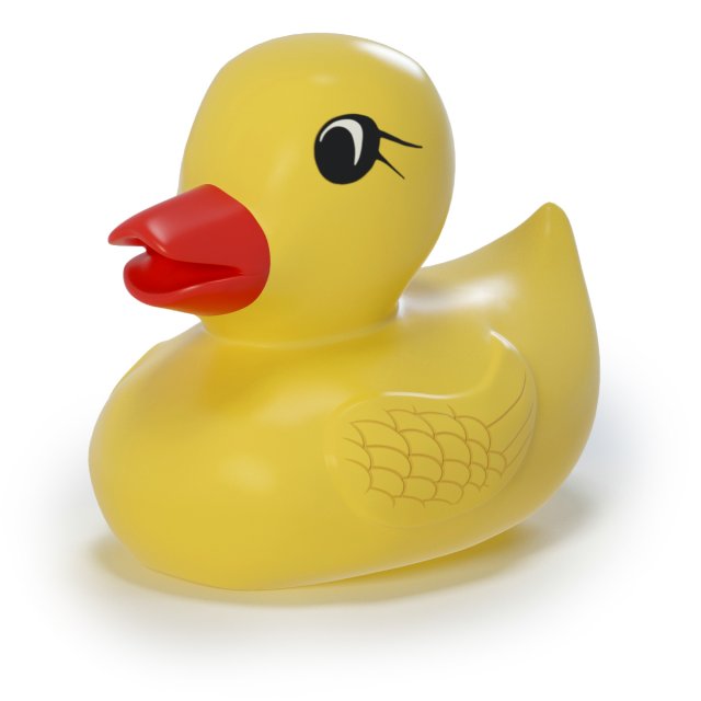 rubber duck 3D 모델 .c4d .max .obj .3ds .fbx .stl .blend 