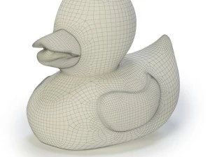 रबर की बतख 3D मॉडल