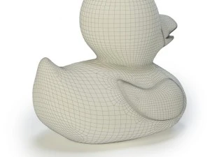 रबर की बतख 3D मॉडल