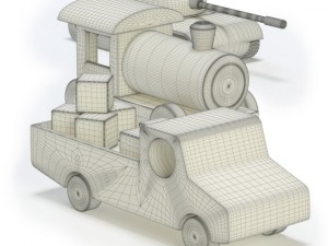 wooden toys 3D Model