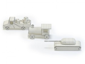 wooden toys 3D Model