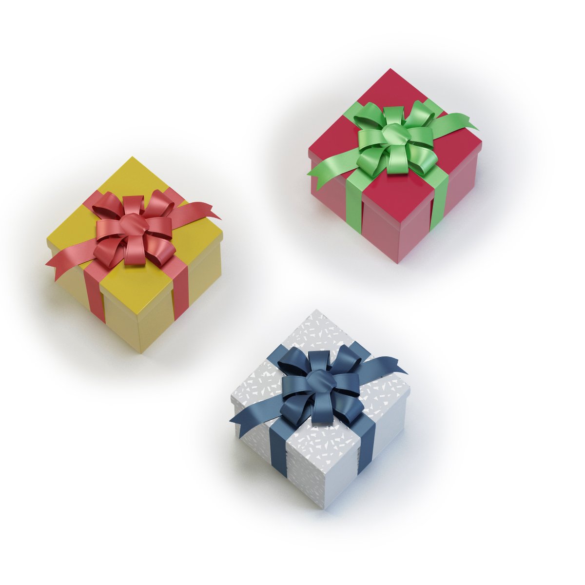 Gift 3d model. Gift 3d model