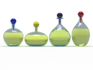 glass containers Model 3D