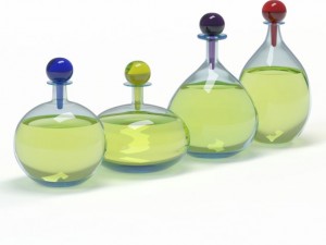 glass containers Model 3D