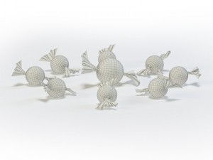 glass candies Modelo 3D