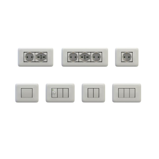 sockets and switches Modèle 3D .c4d .max .obj .3ds .fbx .stl .blend 