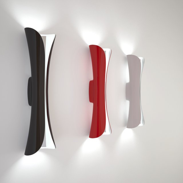artemide cadmo parete 3D Model .c4d .max .obj .3ds .fbx .stl .blend 