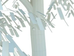 cherry tree with berries 3D Model