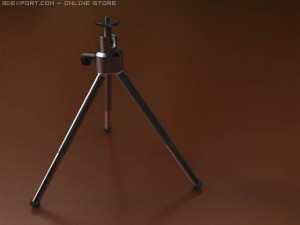 mini tripod Modello 3D