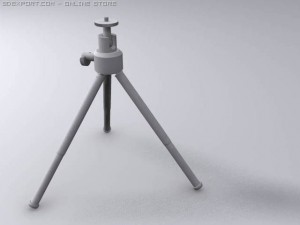 mini tripod 3D Model