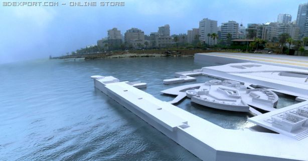 beirut lebanon seaside texture CG Tekstury .c4d .max .obj .3ds .fbx .stl .blend 