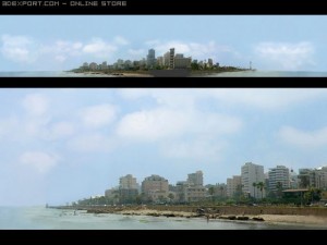 beirut lebanon seaside texture CG Tekstury